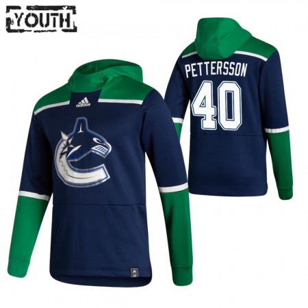 Kinder Eishockey Vancouver Canucks Elias Pettersson 40 2020-21 Reverse Retro Pullover Hooded Sweatshirt